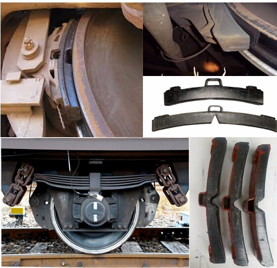 Pentinge Blok Brake Railway Iron Cast